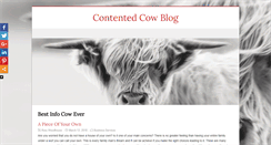 Desktop Screenshot of contentedcowblog.com